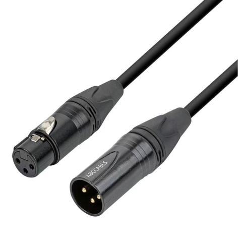 כבל XLR באורך 3מ’ דגם MA007L3  מחברת  ABC CABLS