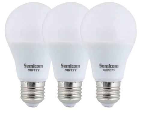 שלישיית נורות לד GPlus 10W E27 A60 - אור חם