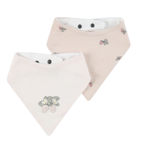 זוג סינרי בנדנה 100% כותנה - ורוד פודרה