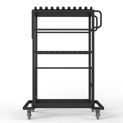 עגלה מקצועית לחצובות תאורה UltraBlitz  trolly cart (20 C-stands) DK-008