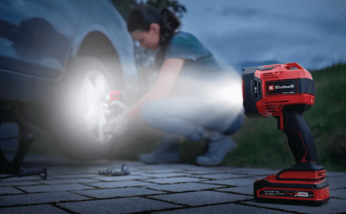 פנס נטען חזק במיוחד EINHELL TE-CL 18/2500 Li AC-Solo 18V גוף בלבד!