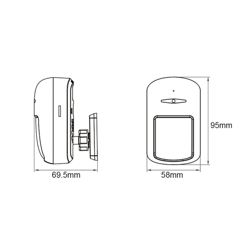 מצלמת IP נסתרת בגלאי נפח 2MP IV-320IPSN-37