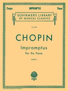ספר תווים Chopin Impromptus (Schirmer)