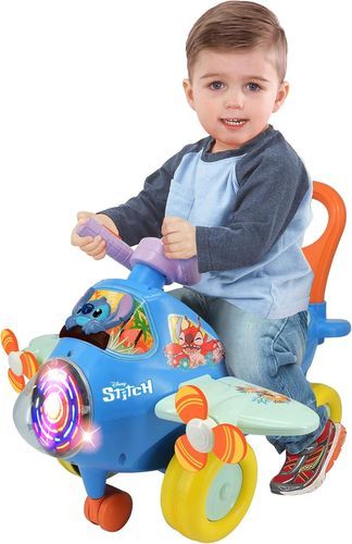 בימבה מטוס 2 ב 1 מנגנת ומאירה - סטיץ' 