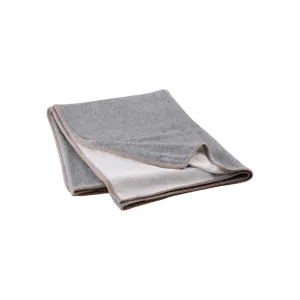 כרבולית צמר ממוחזר אפור כהה THROW AHWI