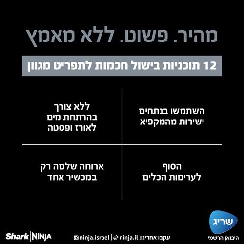 טוסטר אובן נינג’ה קומבי Ninja דגם Combi SFP703