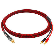 כבל לרמקולים ז/ז 3.5MM AUX TO 2RCA 5M