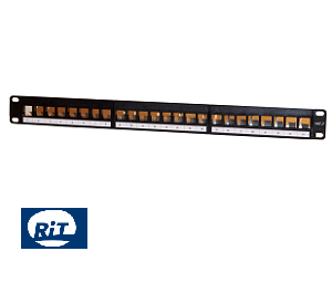 פנל CAT6 24 PORT ללא קוניקטור