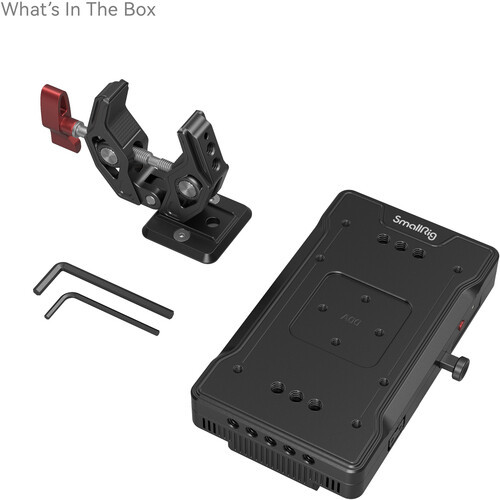 SmallRig 3202B V Mount Battery Adapter Plate with Crab-Shaped Clamp 3202B
