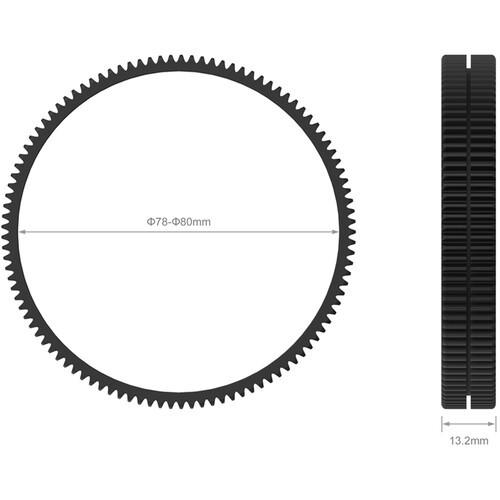 SmallRig 3295 Seamless Focus Gear Ring (78 to 80mm)