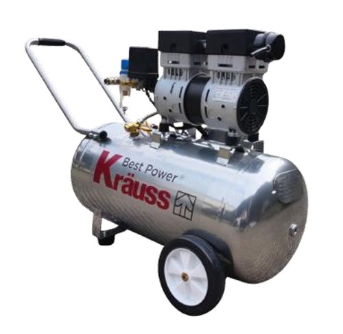 קומפרסור KRAUSS KR-50L-20S שקט ללא שמן עם מנוע 2.5 כ