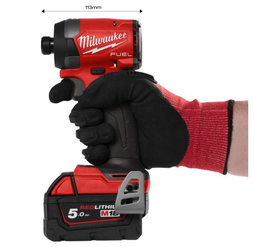 מברגת אימפקט Milwaukee M18 FID3 FUEL עם מומנט 226Nm, 4 מצבי עבודה ותאורת LED משולשת