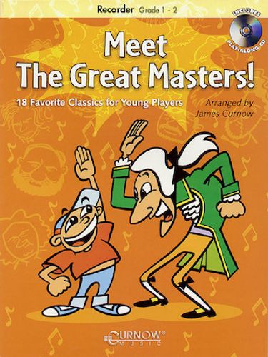 ספר תווים לחלילית Meet the Great Masters! 18 Favorite Classics for Young Players