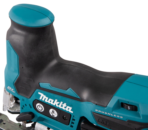 מסור אנכי נטען Makita DJV185 מקצועי עם מנוע brushless, 3 מצבי פנדל, מהירות משתנה ומערכת החלפת להב מהירה