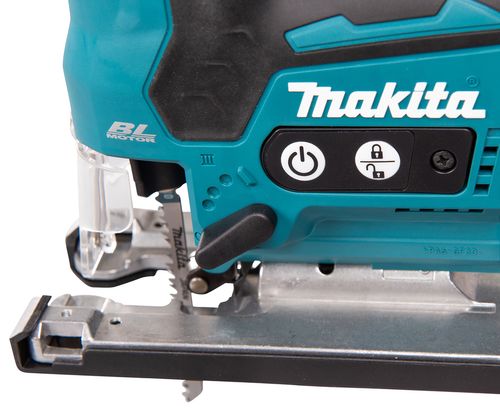 מסור אנכי נטען Makita DJV185 מקצועי עם מנוע brushless, 3 מצבי פנדל, מהירות משתנה ומערכת החלפת להב מהירה