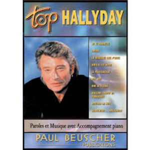 ספר תווים Top Johnny Hallyday - Piano Solo
