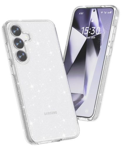 מגן שקוף נצנצים גלקסי Samsung Galaxy S25, גלקסי 25 