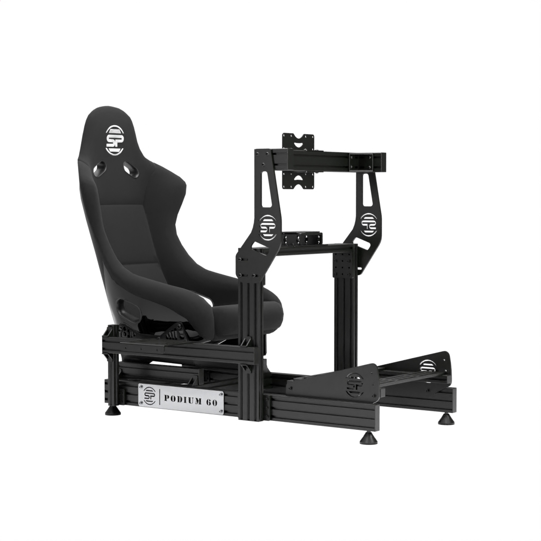 כיסא סימולטור SimPole podium 60 שחור  
