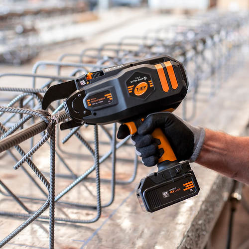  קושרת חוטים נטענת TJEP ULTRA GRIP40 18V תוצרת דנמרק + סוללות ומטען