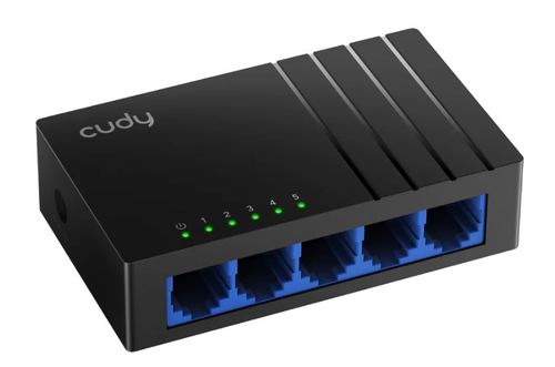 (פלסטיק) CUDY 5-Port Gigabit Switch GS105D-IL 