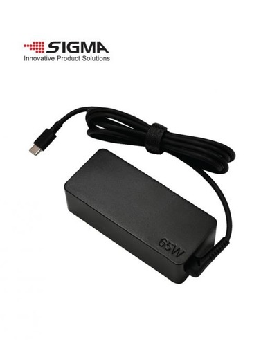 מטען אוניברסלי למחשב נייד SIGMA ACU65-TYPEC 65W Type C