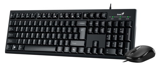 סט מקלדת ועכבר חוטי GENIUS KM-100SE