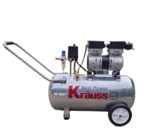 מדחס מקצועי 50 ליטר 2.5 כ"ס ללא שמן KRAUS KR-50L-40S