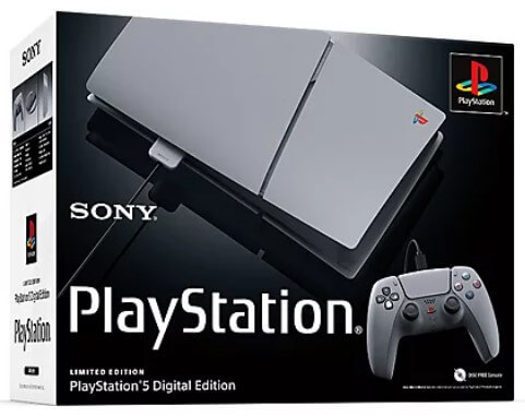 קונסולה במהדורה מוגבלת Playstation 5 Slim 1TB Digital 30th Anniversary