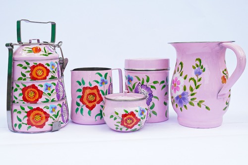 קנקן מים 2.5 ליטר - נירוסטה מצויר 
