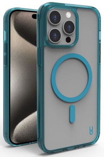 כיסוי Grip Crystal MagSafe iPhone 16 Pro Max , אייפון 16 פרו מקס, צבע תכלת