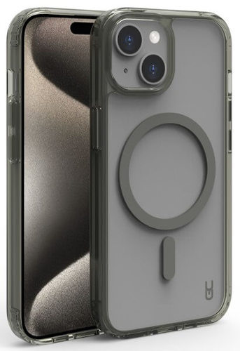 כיסוי Grip Crystal MagSafe iPhone 16 Plus, אייפון 16 פלוס , צבע אפור