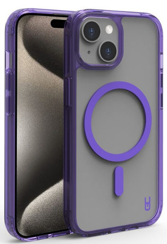 כיסוי Grip Crystal MagSafe iPhone 16 Plus, אייפון 16 פלוס , צבע סגול