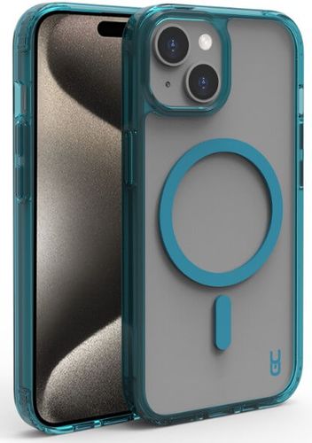 כיסוי Grip Crystal MagSafe iPhone 15 , אייפון 15, צבע כחול