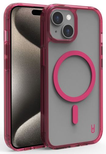 כיסוי Grip Crystal MagSafe iPhone 15 , אייפון 15, צבע ורוד