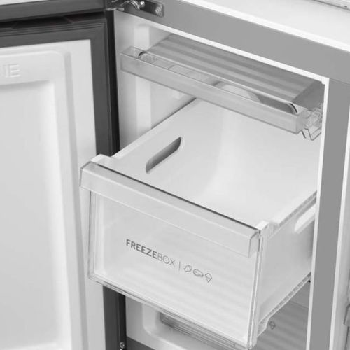 מקרר מפואר 4 דלתות 606 ליטר Haier HRF-7100FB זכוכית שחור *שבת