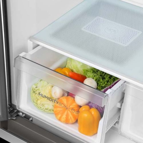 מקרר מפואר 4 דלתות 606 ליטר Haier HRF-7100FW זכוכית לבן *שבת