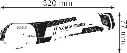 גוף מספריים נטענים BOSCH GUS 10.8V-LI