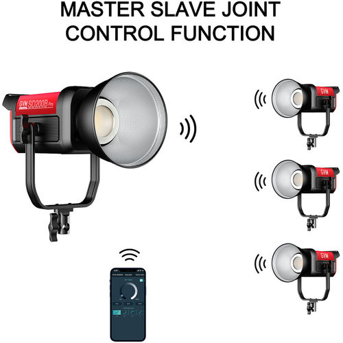 פנס לד GVM Pro SD200B Bi-Color 200W