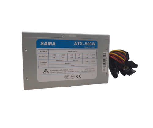 ספק כוח למחשב נייח SAMA ATX-500W 500W 12CM PSU