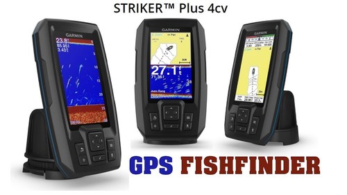 גלאי דגים גרמין עם גי פי אס GPS  GARMIN STRIKER PLUS 4
