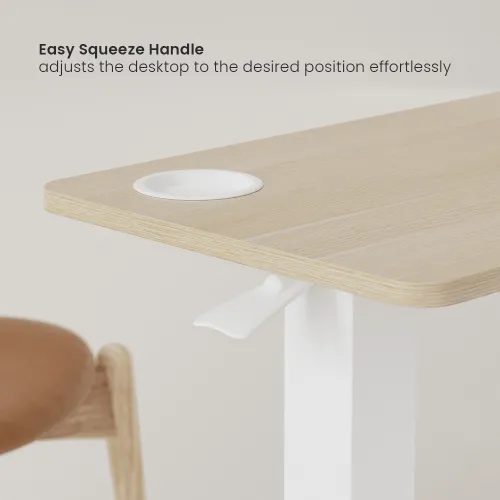 שולחן צד ישיבה עמידה עם גלגלים נסתרים LUMI FMT02-2