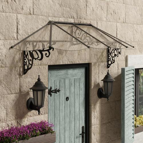 גגון LILY שחור שקוף 0.9x2.7