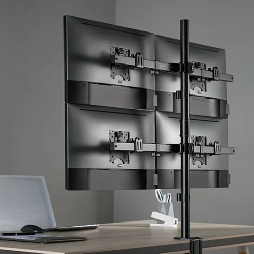 זרוע שולחנית ל4 מסכים Lumi LDT57-C04