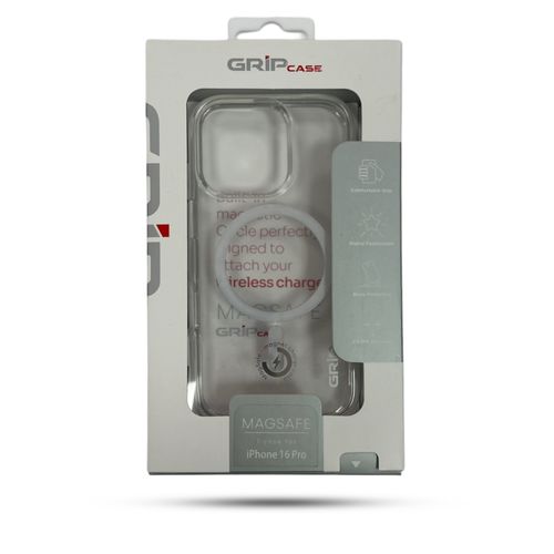 Grip Case Crystal MagSafe for iPhone 16 Pro 6.3 Clear