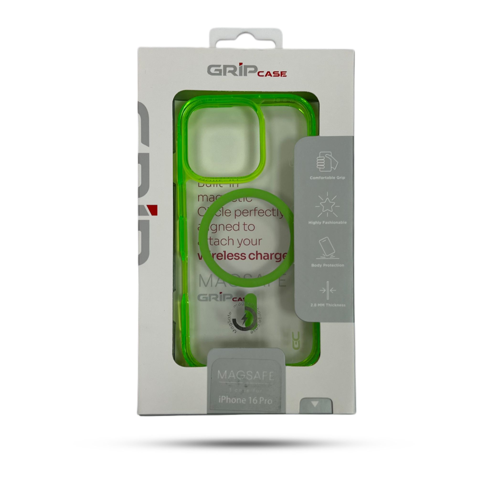 Grip Case Crystal MagSafe for iPhone 16 Pro 6.3 Green