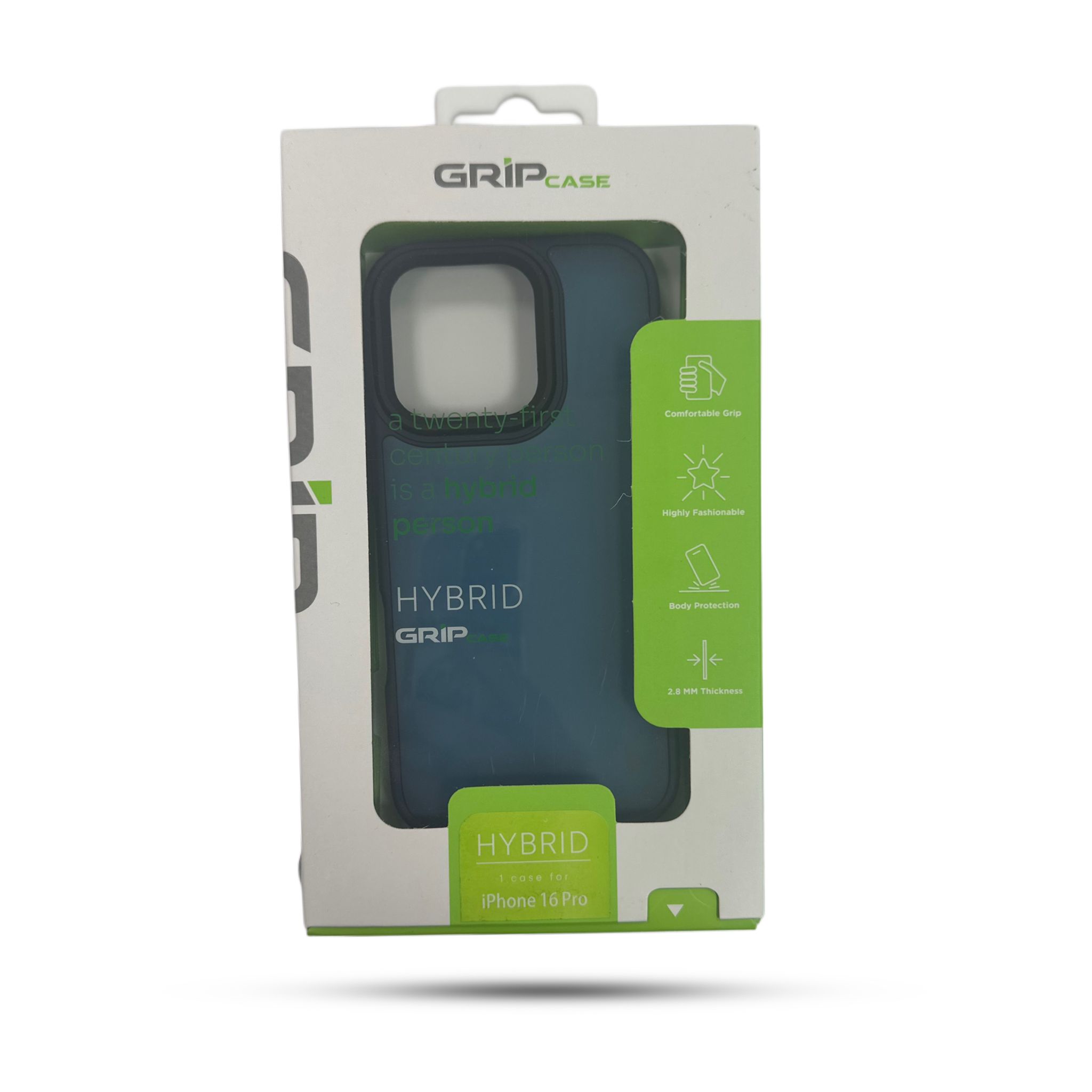GRIP CASE HYBRID for iPhone 16 Pro  6.3 Blue