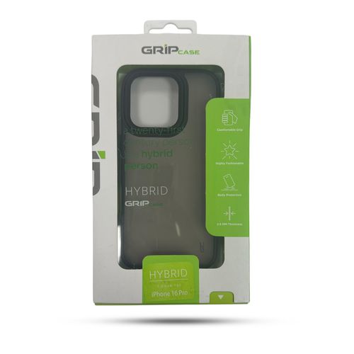 GRIP CASE HYBRID for iPhone 16 Pro 6.3 Black