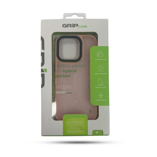GRIP CASE HYBRID for iPhone 16 Pro 6.3 Pink