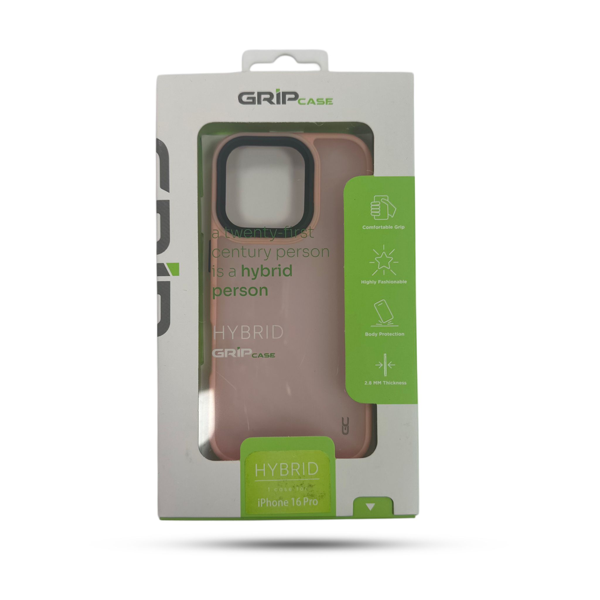 GRIP CASE HYBRID for iPhone 16 Pro 6.3 Pink