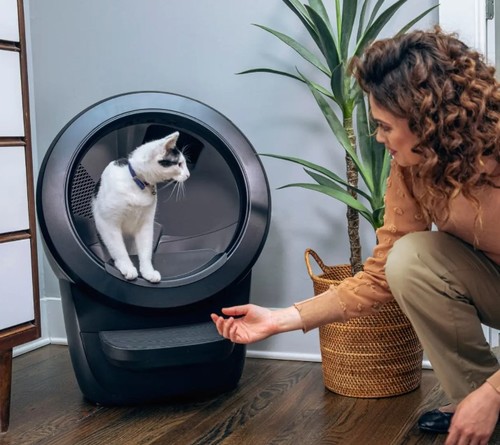 שירותים רובוטיים לחתולים Whisker Litter Robot 4 Open Air